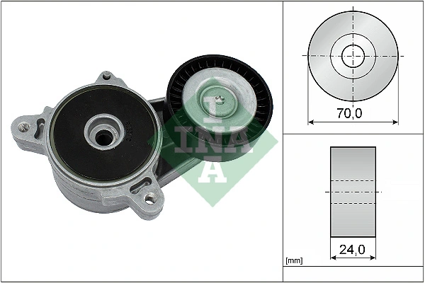 Belt Tensioner, V-ribbed belt